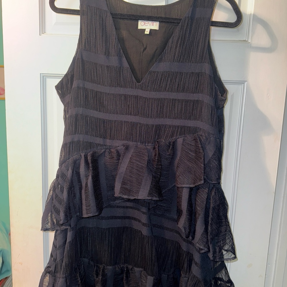 Navy devlin Mini Dress
